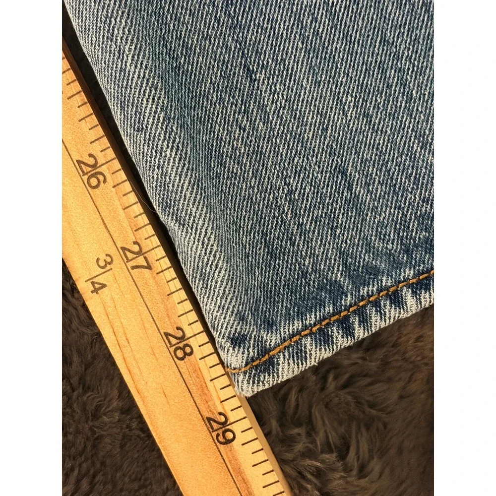 Levi's 501 Original Fit Jeans 38x29 Blue Denim Button Fly Classic Americana